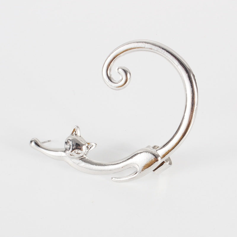 One-Piece Rock Cat Earring